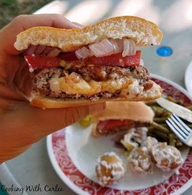 Grilling Bucket List - Maw Maw's Hamburger Surprise #Celebrate365