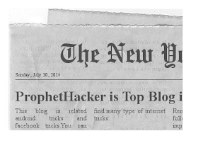Create Fake Screenshot of Any Newspaper Headline