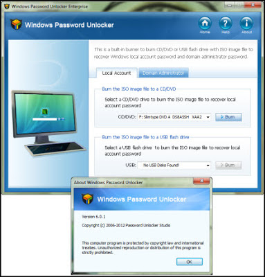 Windows Password Unlocker Enterprise 2012 6.0.1