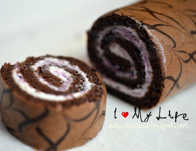 HaSue: I Love My Life: Resepi: Swiss Roll Chocolate with 