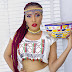 Nigerian Born US Beauty Queen Krystal Okeke Stuns In Fulani Attire