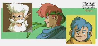 FANART BY SELENTO BOOKS Lord Varios, Max & Lowe Shining Force 1 (Sega Mega Drive/Camelot, 1992) 2 Julio 2020