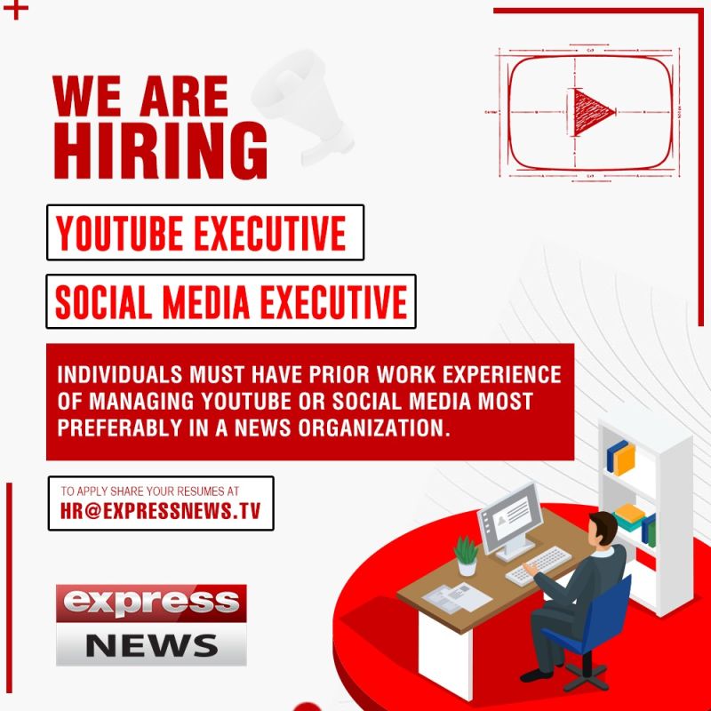 URGENT HIRING | EXPRESS NEWS | KARACHI