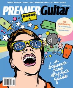 Premier Guitar - November 2017 | ISSN 1945-0788 | TRUE PDF | Mensile | Professionisti | Musica | Chitarra
Premier Guitar is an American multimedia guitar company devoted to guitarists. Founded in 2007, it is based in Marion, Iowa, and has an editorial staff composed of experienced musicians. Content includes instructional material, guitar gear reviews, and guitar news. The magazine  includes multimedia such as instructional videos and podcasts. The magazine also has a service, where guitarists can search for, buy, and sell guitar equipment.
Premier Guitar is the most read magazine on this topic worldwide.