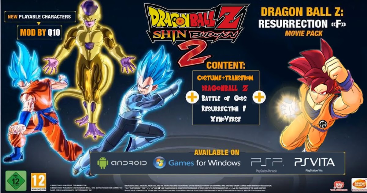 Download Dragon Ball Z Shin Budokai 2 Mod Fukkatsu PSP 