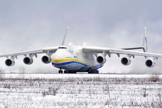 Antonov An-225 Mriya Takeoff At Gostomel Airport