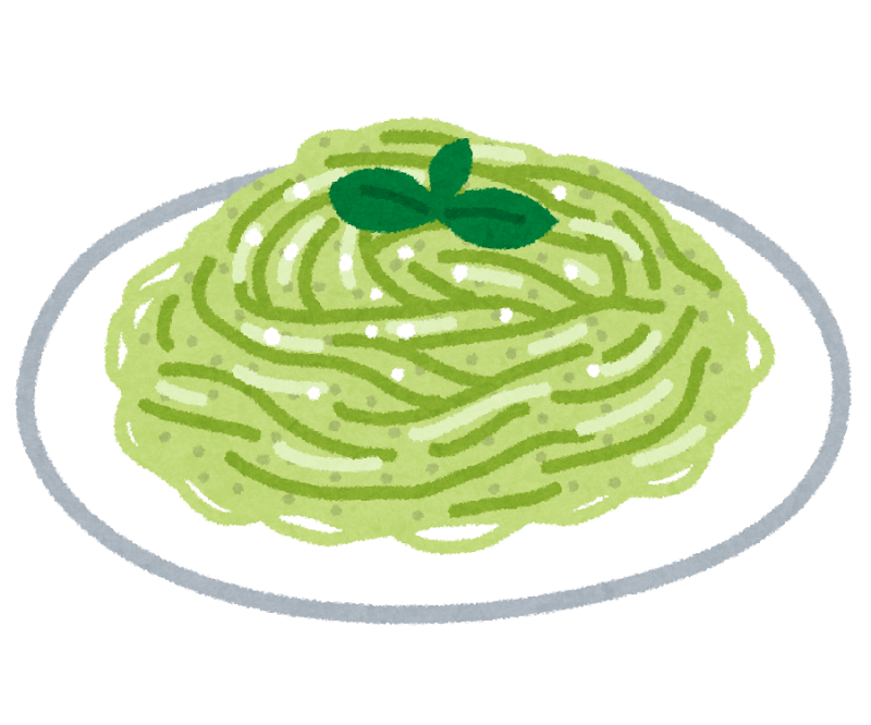 ジェノベーゼのパスタのイラスト かわいいフリー素材集 いらすとや