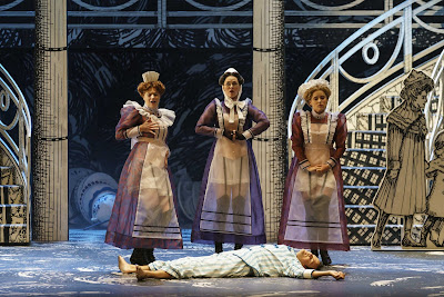 Mozart: The Magic Flute - Katharina Magiera, Marta Fontanals-Simmons, Esther Dierkes, David Portillo - Glyndebourne (Photo Glyndebourne Productions Ltd. / Bill Cooper)