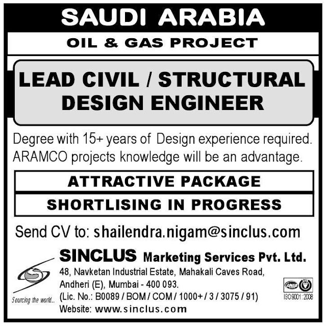 Abudhabi & KSA Job vacancies