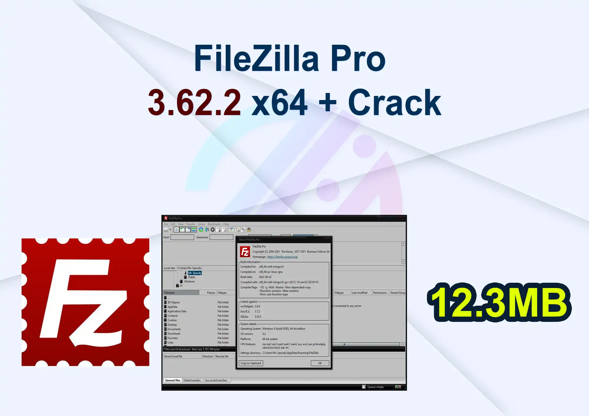 FileZilla Pro 3.62.2 x64 + Crack