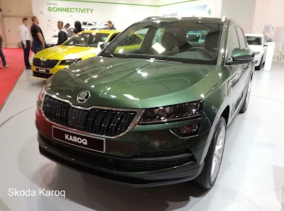 Skoda Karoq exterior - green