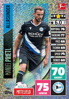 Topps Match Attax Bundesliga Extra 2020-2021 DSC Arminia Bielefeld Set