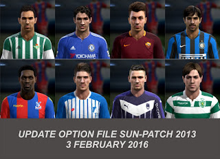 PES 2013 Update Option File SUN-Patch 5.0 #03/02/2016 by Official