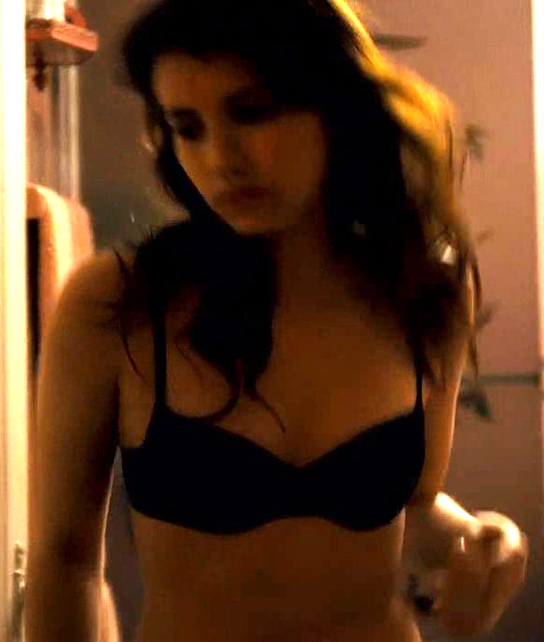 emma roberts strips down to bra in racy pics! is she too young?