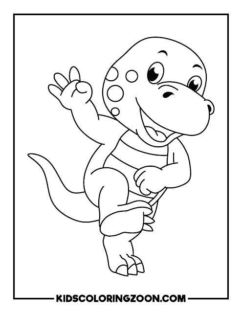 Printable dinosaur coloring pages pdf