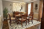 Dining Room Decorating Ideas For Apartments / Simple Spring Decorating Ideas for the Dining Room : A dark, dated kitchen gets a smarter layout and a brighter look home projects.