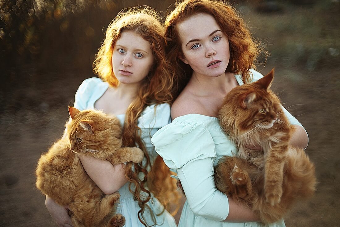 15 Portraits Of Stunning Redheads With Majestic Animals