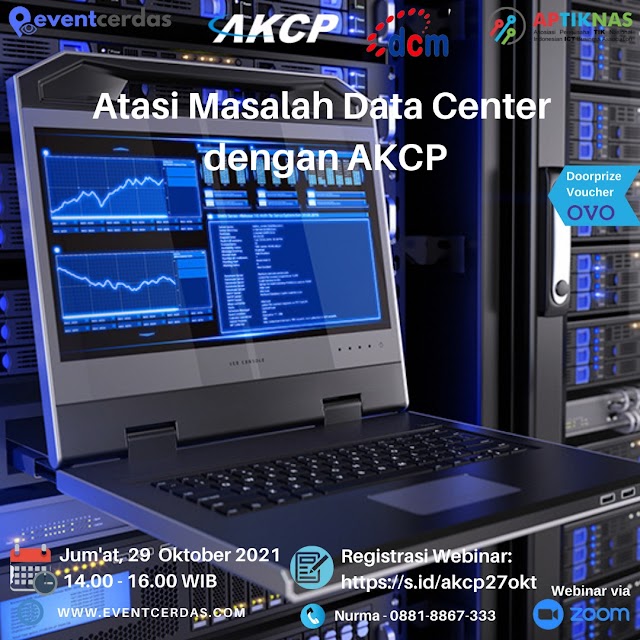 Webinar ATASI MASALAH DATA CENTER DENGAN AKCP - 29 Okt 2021