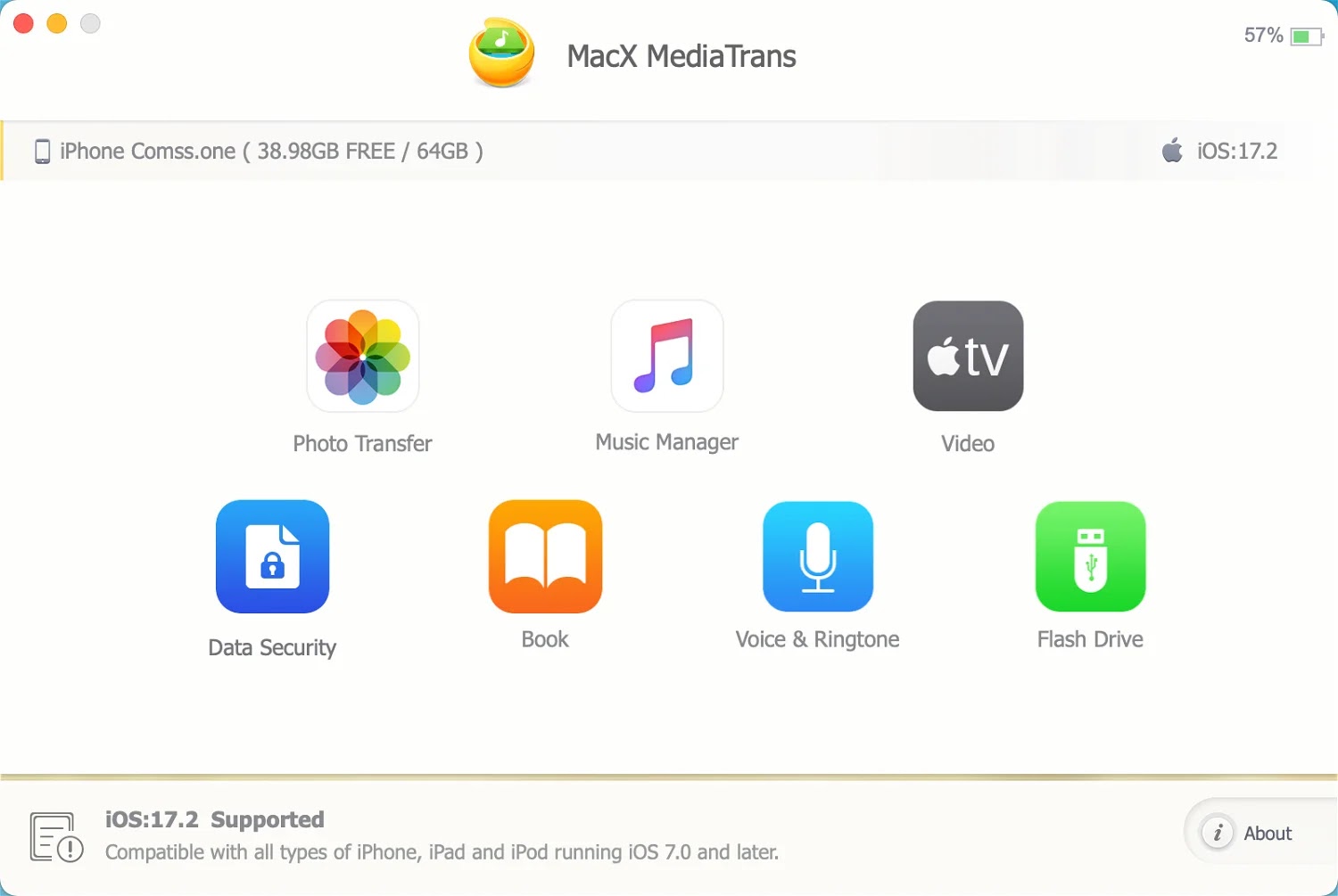 MacX MediaTrans iPhone Manager