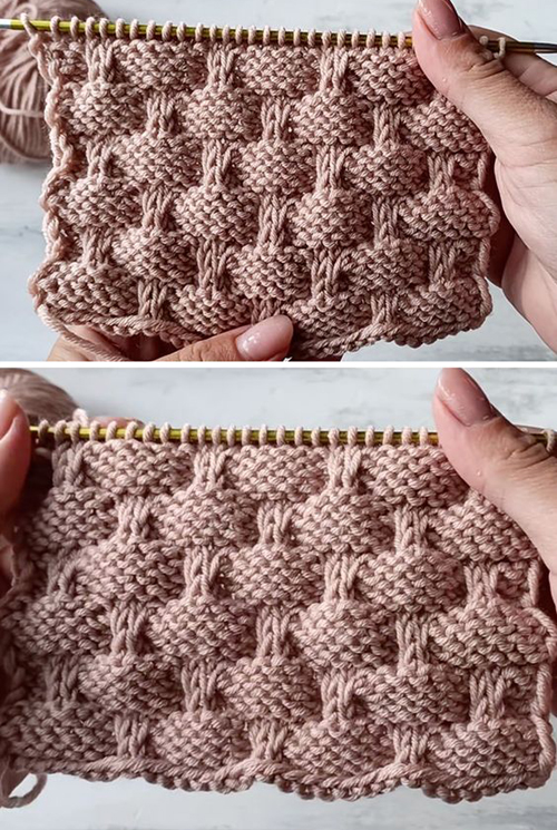 Basket Weave Stitch Knitting Tutorial