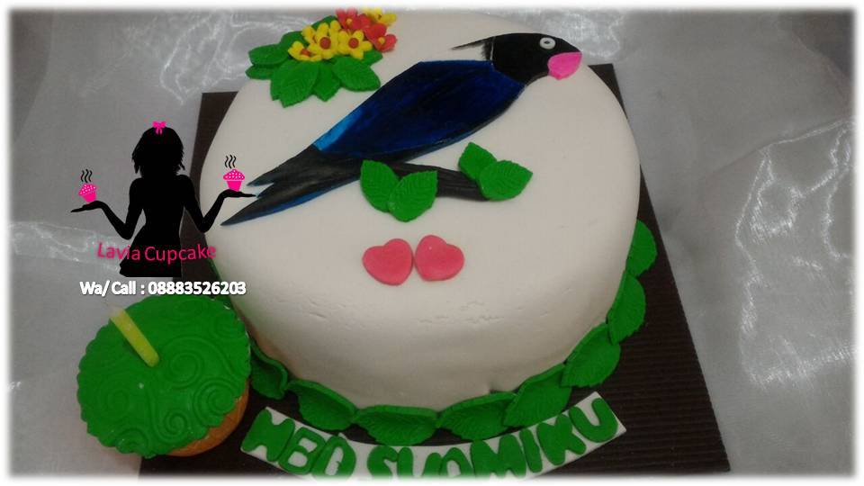  Kue  Tart  Ultah Buat Suami Penggemar Burung Love  Bird Kue  