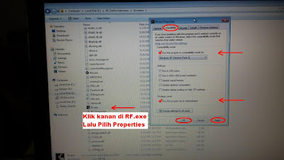 Setting Properties RF.exe
