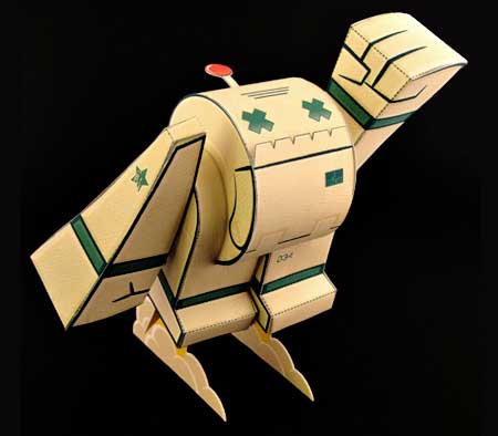 yebot Paper Toy Dayrobo Ryo