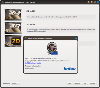 ImTOO 3D Movie Converter 1.1.0 Full Patch