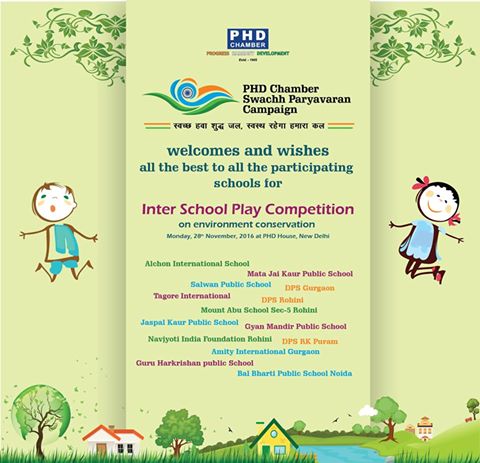 PHD Chamber of Commerce & Industry Presents Inter School Play Competition On Environment Conservation