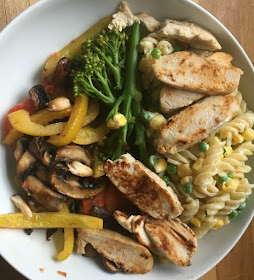 Slimming-world-weigh-in-number-13-pasta-chicken-stir-fried-mushrooms-and-vegetables