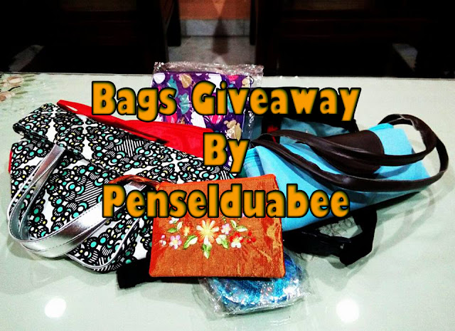 Bags Giveaway By Penselduabee, hadiah, bertuah, beg percuma