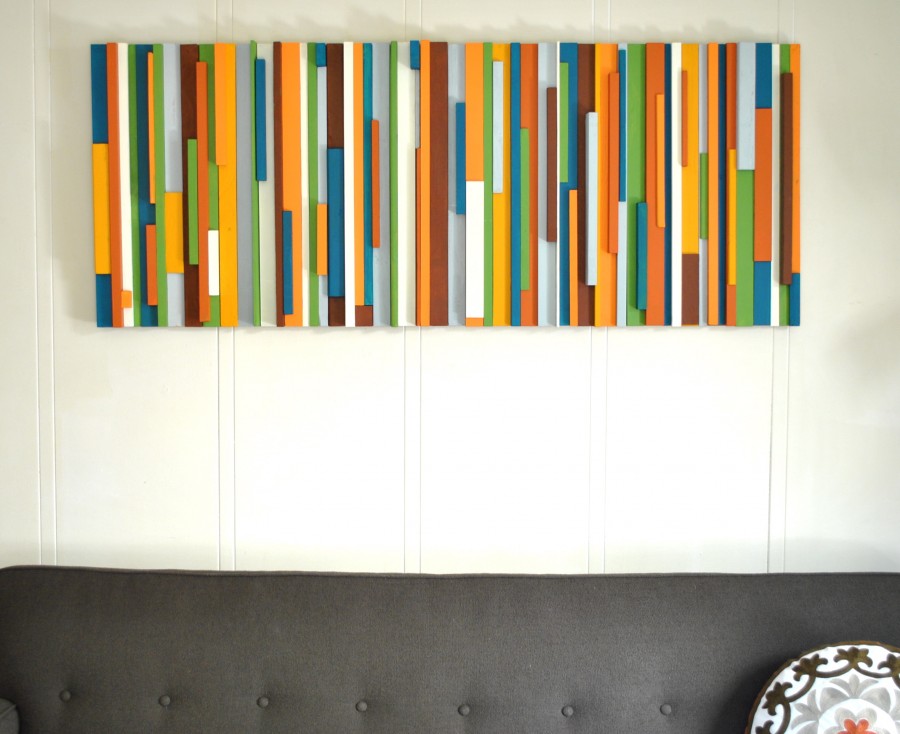 Painted Wood Wall Art