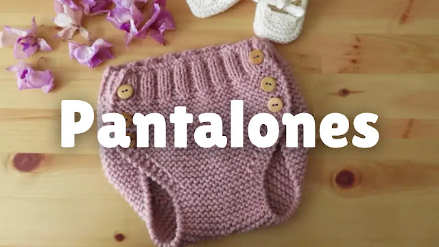 5 Pantalones de bebé a dos agujas para tener a tu bebé cómodo y lindo 🧷