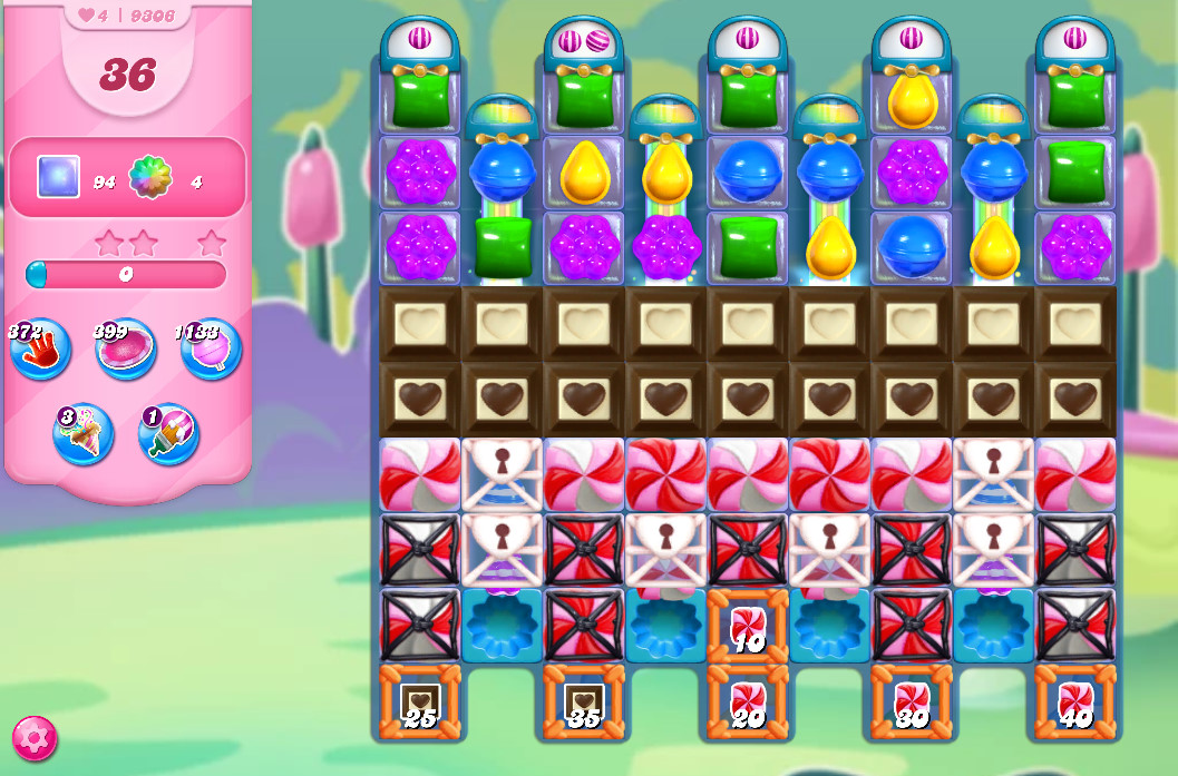 Candy Crush Saga level 9306