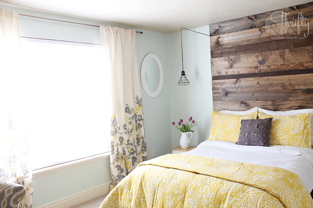 Guest room decorating ideas -Dewy by Sherwin-Williams