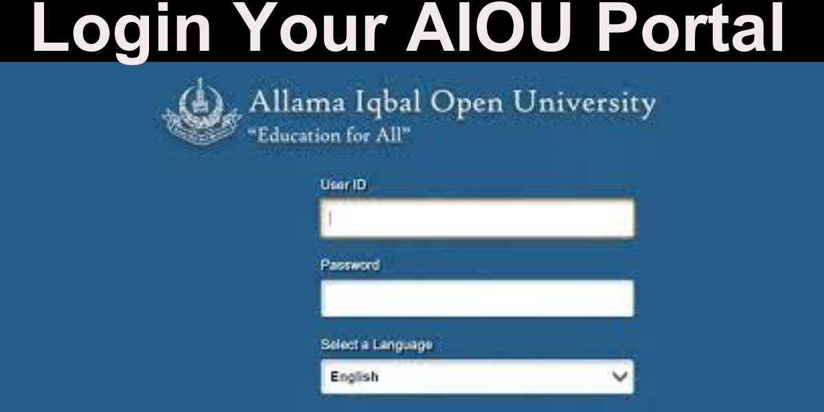 Accessing the AIOU LMS Portal