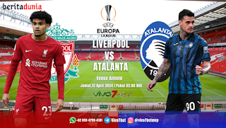 Prediksi Liverpool Vs Atlanta Pertandingan Liga Europa 2024