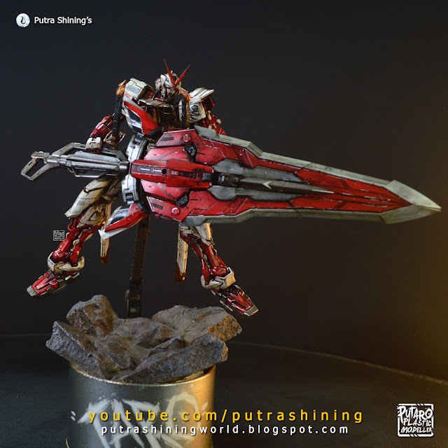 MG Gundam Astray Red Frame Kai Custom Weathering by Putra Shining