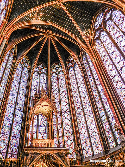 Relicário da Sainte Chapelle em Paris
