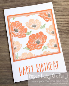 Floral Essence Stampin Up One Sheet Wonder