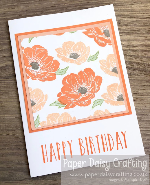 Floral Essence Stampin Up One Sheet Wonder