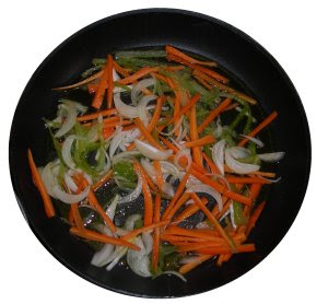 Chicken Breast with Carrots, Celery and Onion