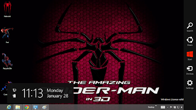  The Amazing Spider Man 4 Theme For Windows 8