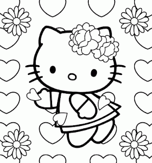 Hello Kitty for Coloring, part 6