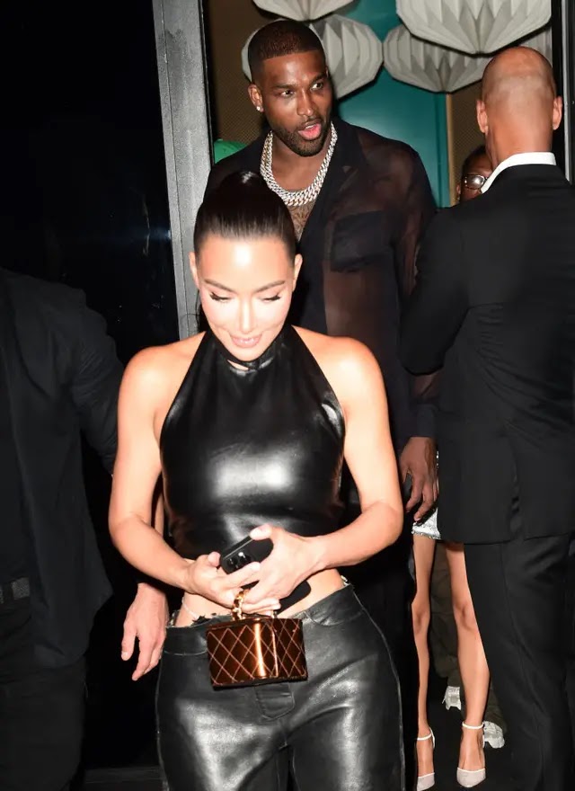 Kim Kardashian and Tristan Thompson Share Dinner at Bad Bunny's Restaurant Following Lionel Messi's MLS Debut