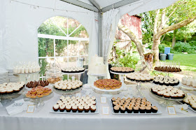 Minnesota Outdoor Wedding Dessert Table