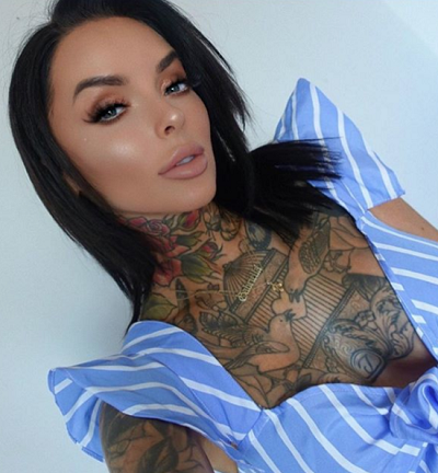BRIGHT AND SEXY PHOTOS OF TATTOOED MODEL