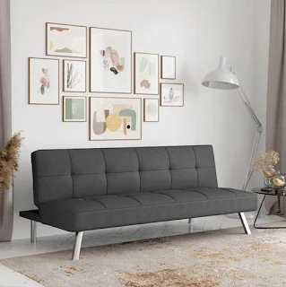 Velvet Loveseat Sofa Sleeper Chair, Upholstered Men’s living room design
