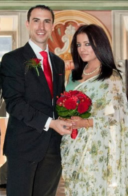  Celina Jaitly's wedding