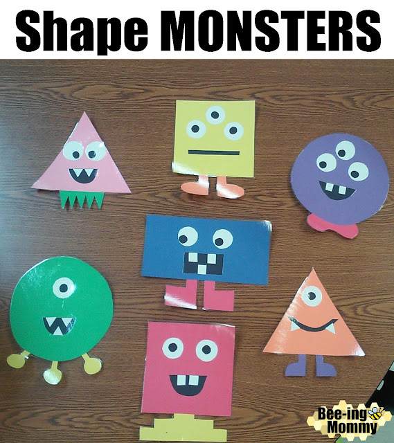 monster classroom theme, shape monsters, bulletin board decorations, monster decor, monster decorations, monster classroom, monster classroom theme, classroom theme, classroom shape monsters, DIY monsters, DIY shape monsters, shape characters, toddler activities, monster room, monsters, monster characters, DIY monster, learning shapes, shapes, 